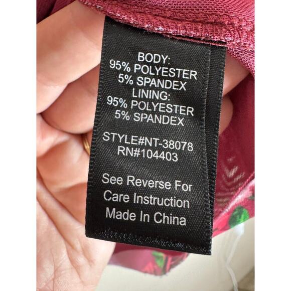 Altar’d State Women’s Medium Blouse Cropped Ruffle Floral Festival Cottage Y2K - Picture 5 of 7